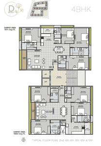 Project Image of 1911.0 - 6203.0 Sq.ft 3 BHK Apartment for buy in Avadh Ercole