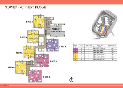 Project Image of 1796.0 - 2708.0 Sq.ft 3 BHK Apartment for buy in Prestige Beverly Hills