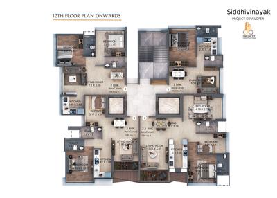 Project Image of 1237 Sq.ft 3 BHK Apartment / Flat for sale in Goregaon West for Rs. 25000000