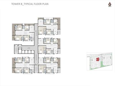 Project Image of 2180 Sq.ft 3 BHK Apartment / Flat for sale in Kondapur for Rs. 14300000