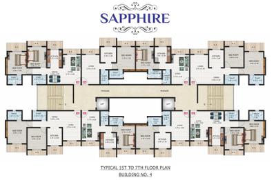 Project Image of 809 Sq.ft 2 BHK Apartment / Flat for sale in Ulhasnagar for Rs. 3900000