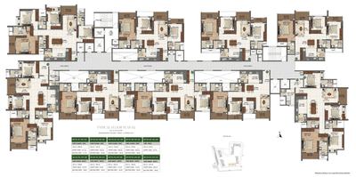 Project Image of 1248 Sq.ft 2 BHK Apartment / Flat for sale in Whitefield for Rs. 23000000