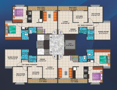 Project Image of 564 Sq.ft 2 BHK Apartment / Flat for sale in Chaukhan for Rs. 4100000