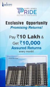 Project Image of 305.7 - 645.84 Sq.ft 1 BHK Apartment for buy in Adore Happy Homes Pride