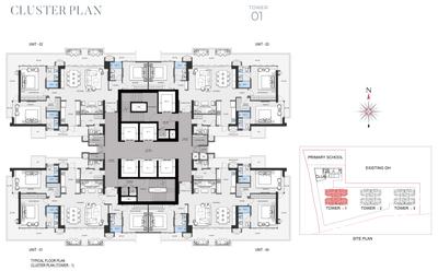 Project Image of 1911.9 - 2084.02 Sq.ft 3 BHK Apartment for buy in Downtown 66
