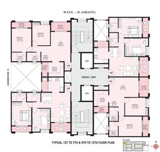 Project Image of 1586 Sq.ft 3 BHK Apartment / Flat for sale in Lohegaon for Rs. 13000000