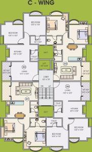 Project Image of 830.0 - 1290.0 Sq.ft 2 BHK Apartment for buy in Kohinoor Latis