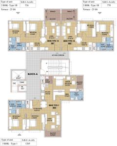 Project Image of 345.0 - 1416.0 Sq.ft 1 BHK Apartment for buy in Sipani Bliss II Tower A To Tower E