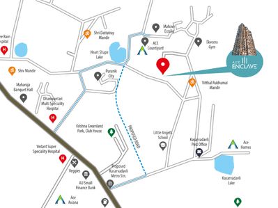 Project Image of 550 Sq.ft 1 BHK Apartment / Flat for sale in Thane West for Rs. 4399999