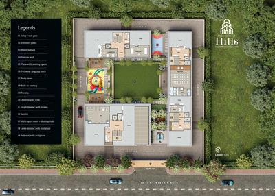 Project Image of 1325 Sq.ft 2 BHK Apartment / Flat for sale in Pal Gam for Rs. 5890250