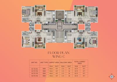 Project Image of 395.9 - 675.0 Sq.ft 1 BHK Apartment for buy in Nageshwar Solitaire Empire