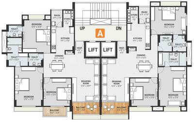Project Image of 2655 Sq.ft 3 BHK Apartment / Flat for sale in Koteshwar for Rs. 12500000