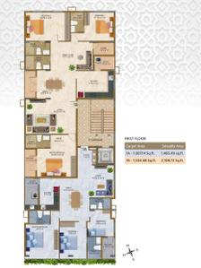 Project Image of 697.68 - 1903.44 Sq.ft 2 BHK Apartment for buy in Noor Pearl