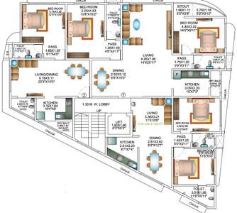 Project Image of 0.0 - 1339.0 Sq.ft 3 BHK Apartment for buy in DSK Sahil