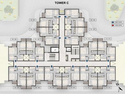 Project Image of 692.0 - 741.0 Sq.ft 1 BHK Apartment for buy in BCD Emprasa
