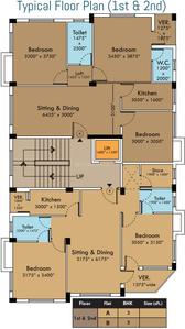 Project Image of 1100.0 - 1300.0 Sq.ft 2 BHK Apartment for buy in SGA Hemlata