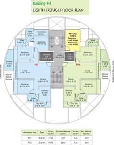 Project Image of 573.0 - 838.0 Sq.ft 2 BHK Apartment for buy in Kumar Corp Park Infinia Phase III