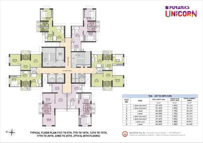 Project Image of 295.68 - 498.0 Sq.ft 1 BHK Apartment for buy in Puraniks Unicorn Phase 1