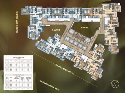 Project Image of 425.0 - 990.0 Sq.ft 1 BHK Apartment for buy in Sanghvi S3 Skygreens