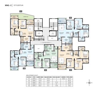Project Image of 781.78 - 2021.89 Sq.ft 2 BHK Apartment for buy in Trimurti The Rise
