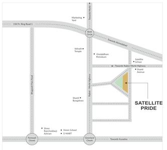 Panchratna Satellite Pride Location Plan 1