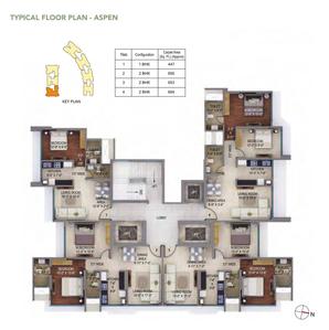 Project Image of 466.0 - 723.0 Sq.ft 1 BHK Apartment for buy in Arkade Earth Wing Aspen