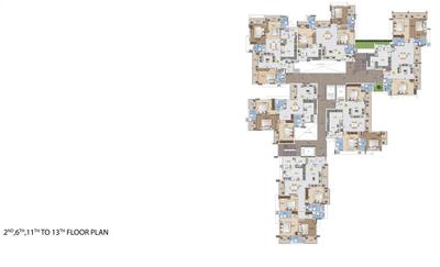 Project Image of 1799.0 - 2579.0 Sq.ft 3 BHK Apartment for buy in Veegaland Casabella