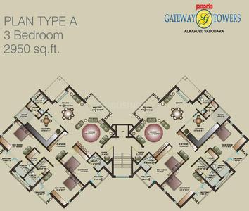 Project Image of 2300.0 - 2950.0 Sq.ft 3 BHK Apartment for buy in Pearls Gateway Towers