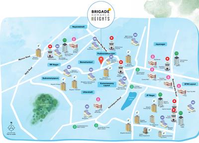 Project Image of 1094.0 - 1774.0 Sq.ft 2 BHK Apartment for buy in Brigade Komarla Heights