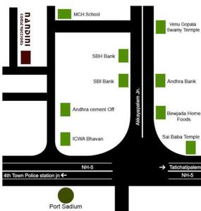 Nandini Residency Location Plan 1