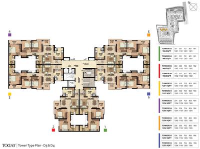Project Image of 982.0 - 1333.0 Sq.ft 2 BHK Apartment for buy in Akshaya Today