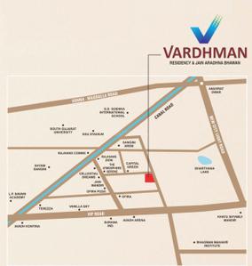 Project Image of 0.0 - 962.83 Sq.ft 3 BHK Apartment for buy in Sayam Vardhman Residency And Jain Aradhna Bhawan