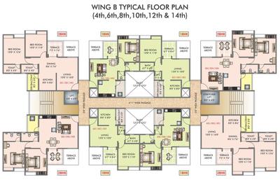 Project Image of 0.0 - 376.95 Sq.ft 1 BHK Apartment for buy in Ravinanda Towers