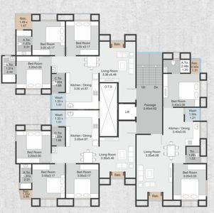 Shiv Devashish Square Cluster Plan 1