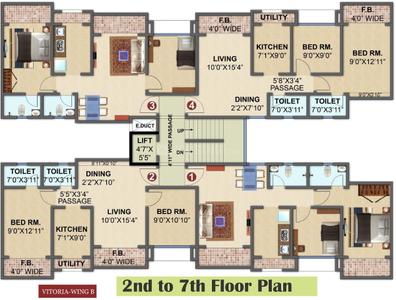 Project Image of 417.0 - 649.0 Sq.ft 1 BHK Apartment for buy in Marathon Nagari NX
