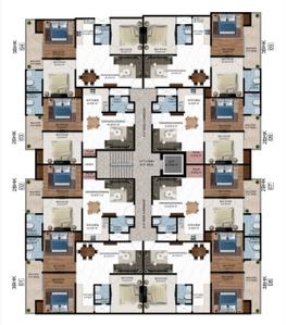 Project Image of 975.0 - 1950.0 Sq.ft 2 BHK Apartment for buy in Vihaan Krystal Floors