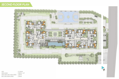 Project Image of 857.0 - 1791.0 Sq.ft 2 BHK Apartment for buy in DNR Casablanca
