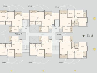Project Image of 790 Sq.ft 2 BHK Apartment / Flat for sale in Dhanori for Rs. 8500000
