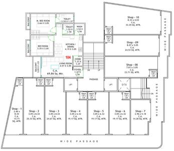 Project Image of 624.0 - 953.0 Sq.ft 2 BHK Apartment for buy in Shreeji Rose Wood