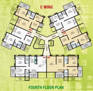 Project Image of 446.0 - 569.0 Sq.ft 1.5 BHK Apartment for buy in Saarvi Nisarg