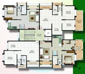 Project Image of 0.0 - 654.0 Sq.ft 2 BHK Apartment for buy in City Next City Next Shri Ganesha