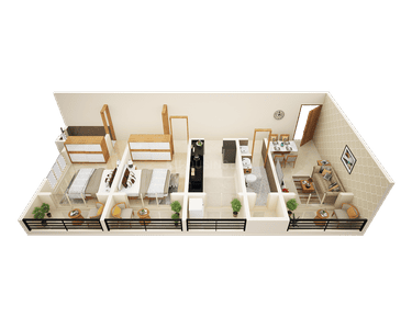 Project Image of 530.0 - 840.0 Sq.ft 1 BHK Apartment for buy in Codename Metro Skyline