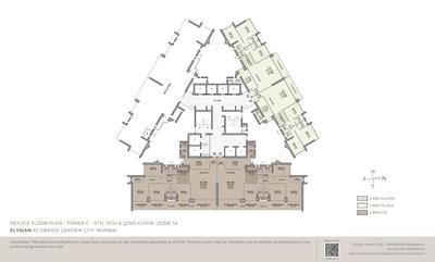 Project Image of 1736.54 - 2400.0 Sq.ft 3 BHK Apartment for buy in Elysian