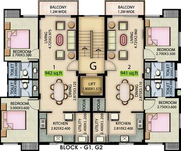 Project Image of 0.0 - 705.0 Sq.ft 2 BHK Apartment for buy in Navins Septem