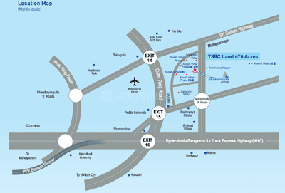 Akash Vihar Apartments Location Plan 1