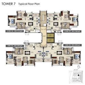 Project Image of 490.0 - 2983.0 Sq.ft 1 BHK Apartment for buy in Sattva Anugraha