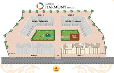 Project Image of 301.0 - 322.0 Sq.ft 1 BHK Apartment for buy in Sadguru Harmony PH 1 Wing A