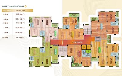 Project Image of 932.0 - 1534.0 Sq.ft 2 BHK Apartment for buy in Adn Heiights