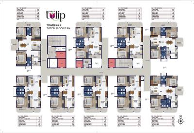 Project Image of 1250.0 - 2000.0 Sq.ft 2 BHK Apartment for buy in Rubrick Tulip