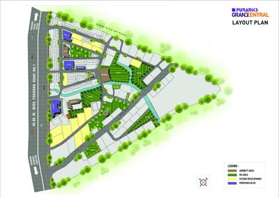 Project Image of 335.0 - 453.0 Sq.ft 1 BHK Apartment for buy in Puraniks Tresora Grand Central
